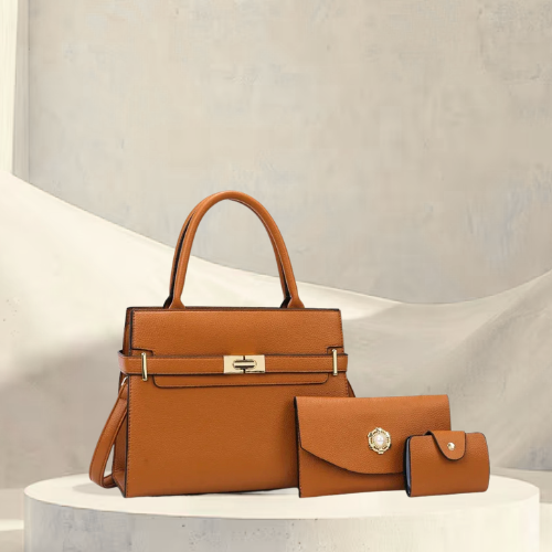 Ensemble 3 pièces - Camel Doré